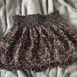 Forever 21 Bubble Mini Skirt in Pink and Red